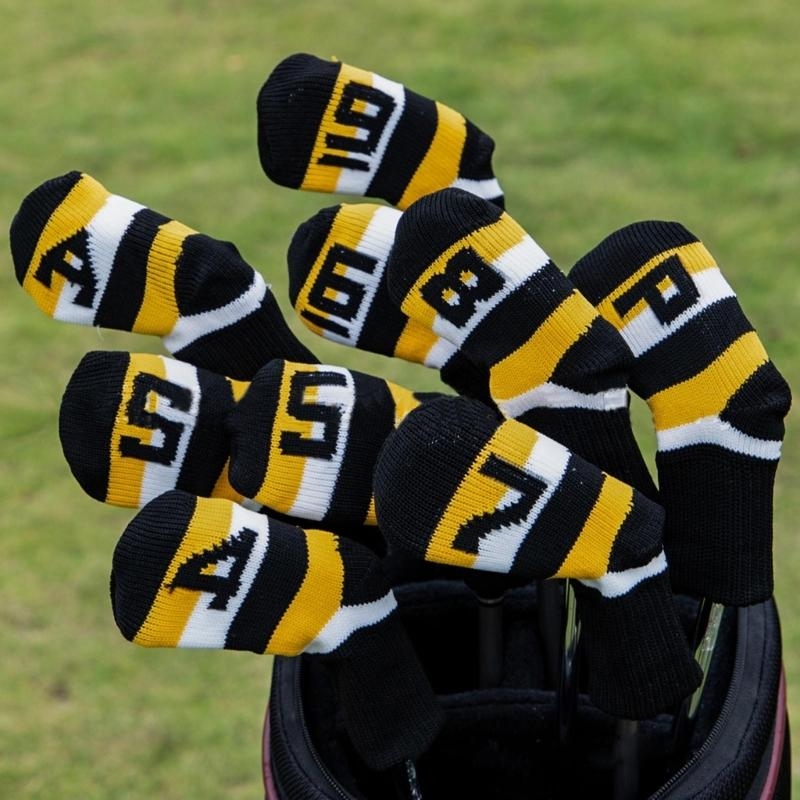   9Pcs Knitted Golf Club Headc - огляд і ціна Golf Equipment Kit