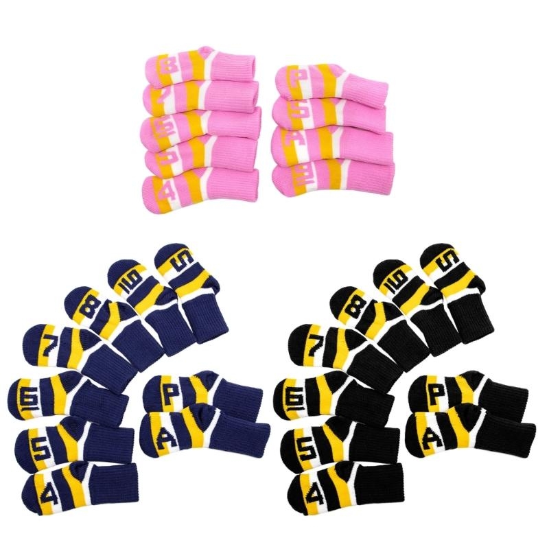   9Pcs Knitted Golf Club Headc - огляд і ціна Golf Equipment Kit
