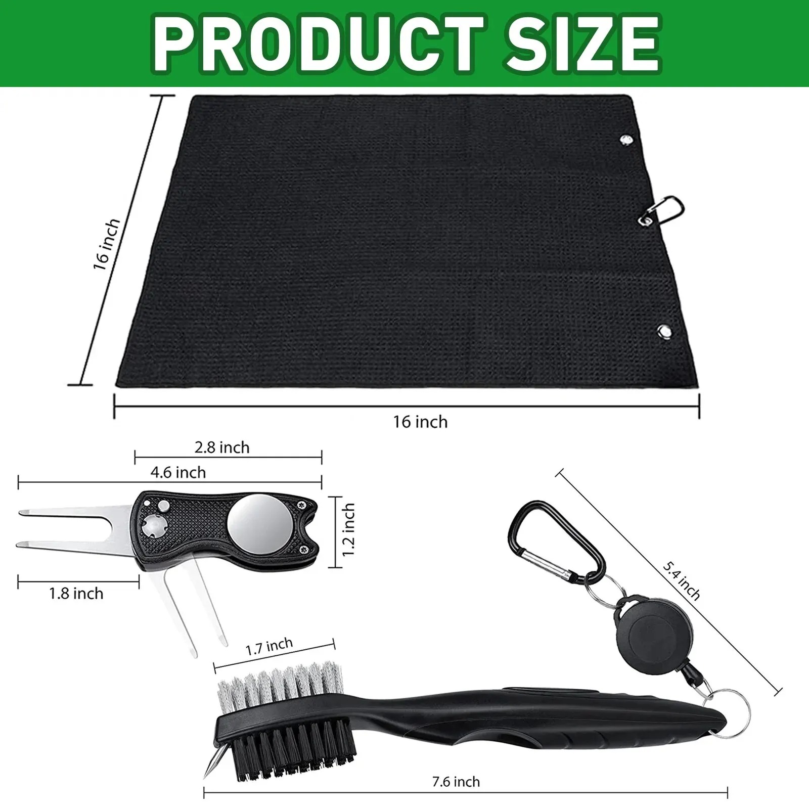 Golf Club Brush and Towel Clea - огляд і ціна Golf Equipment Kit