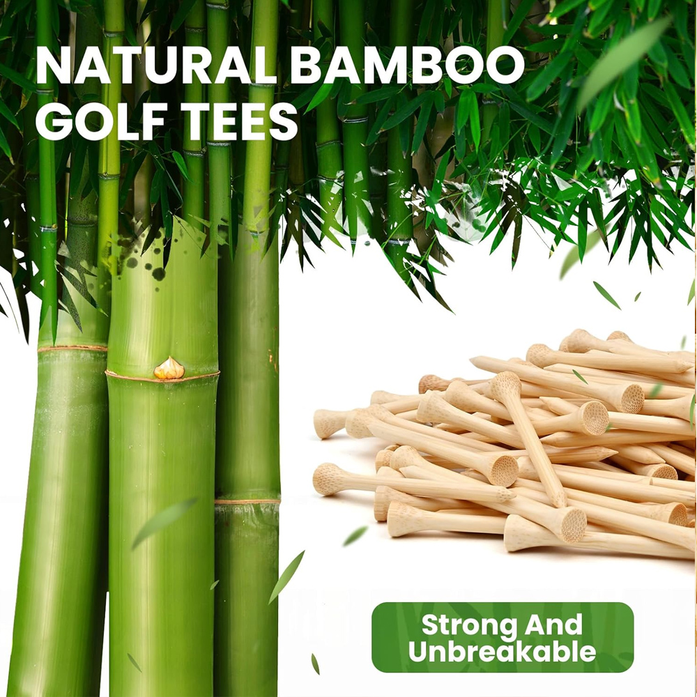 50Pcs/Set Wooden Golf Tee Tees - огляд і ціна Golf Equipment Kit