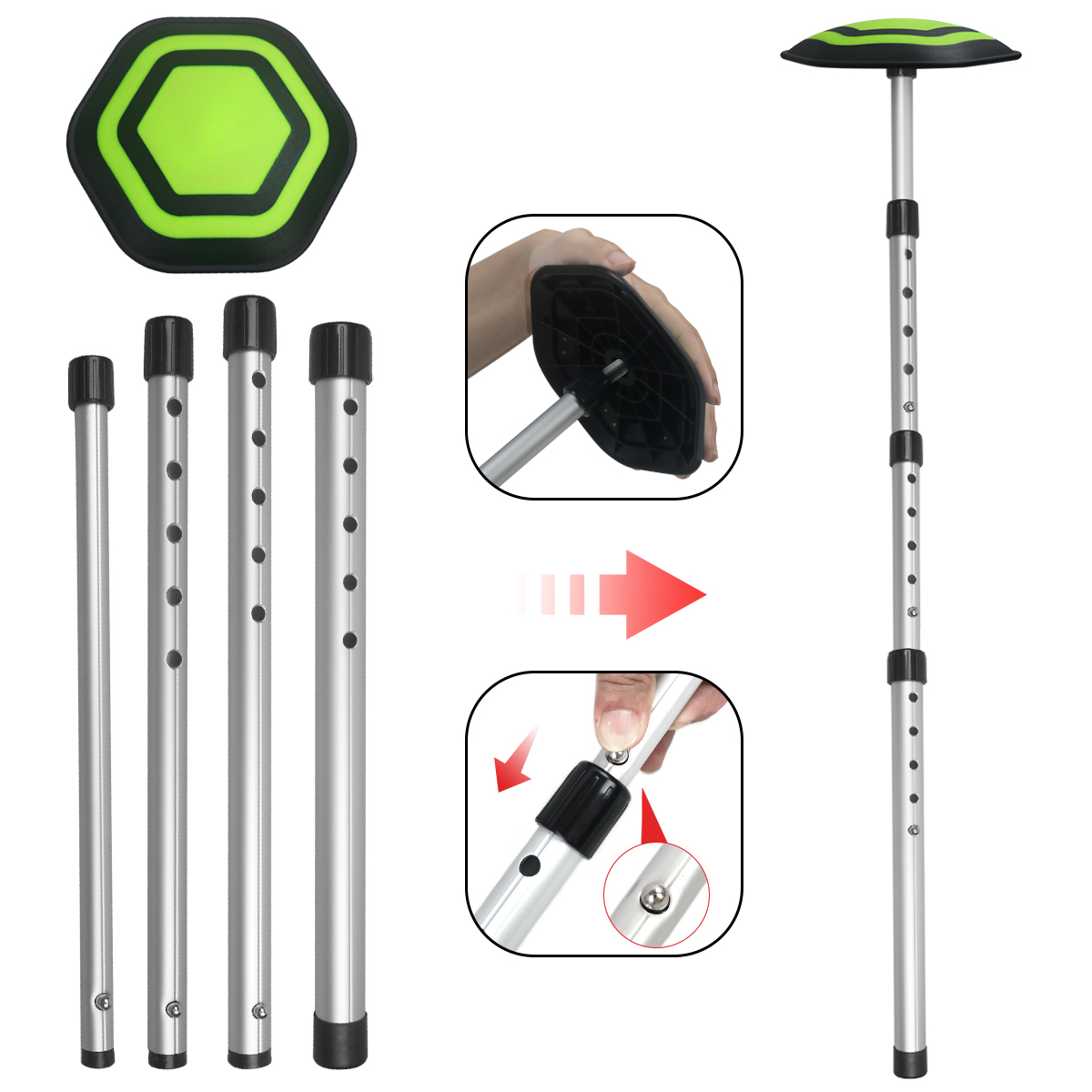 Golf 4-section bag stand alumi - огляд і ціна Golf Scorecard Holder